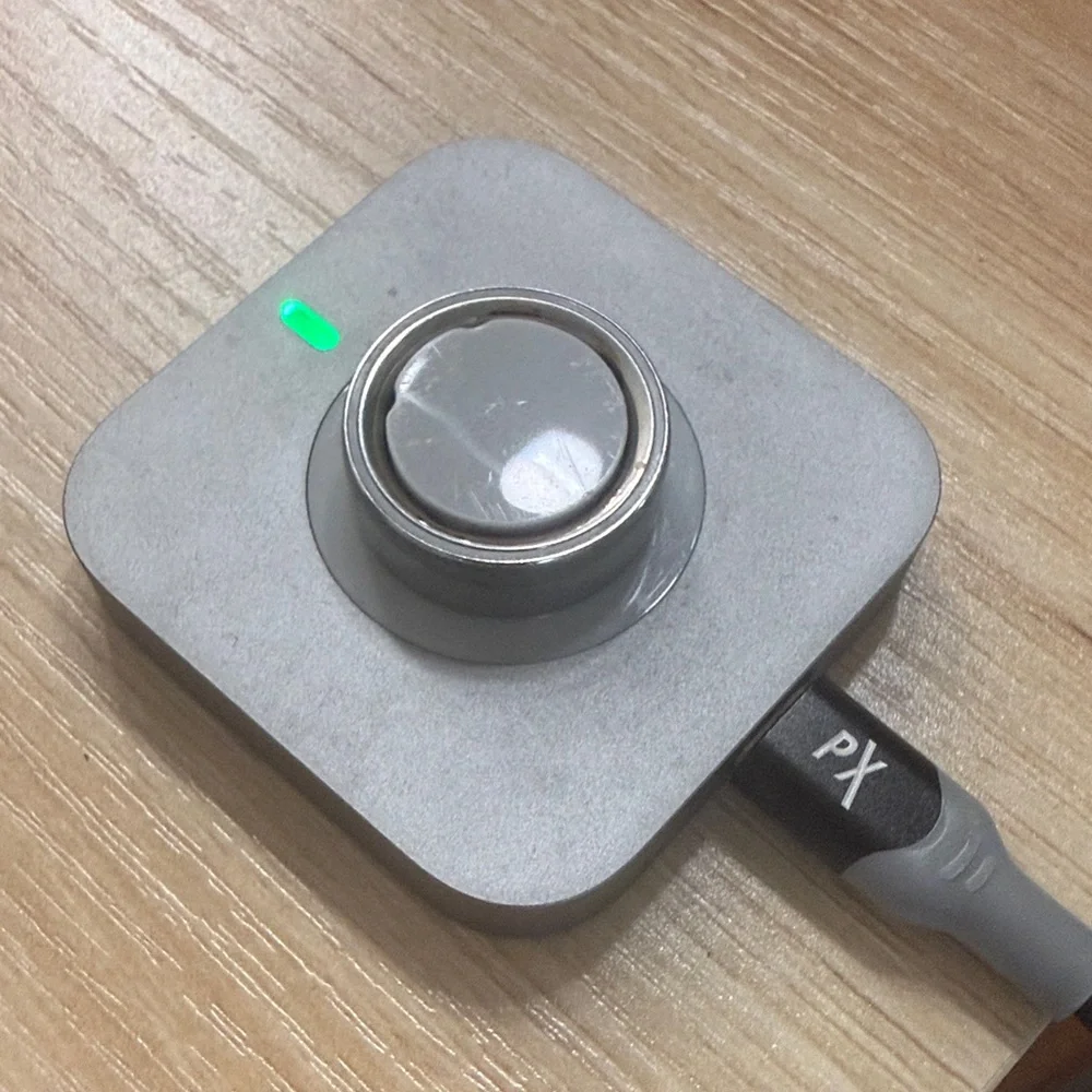Oura Silver and Gray Wearable Charger